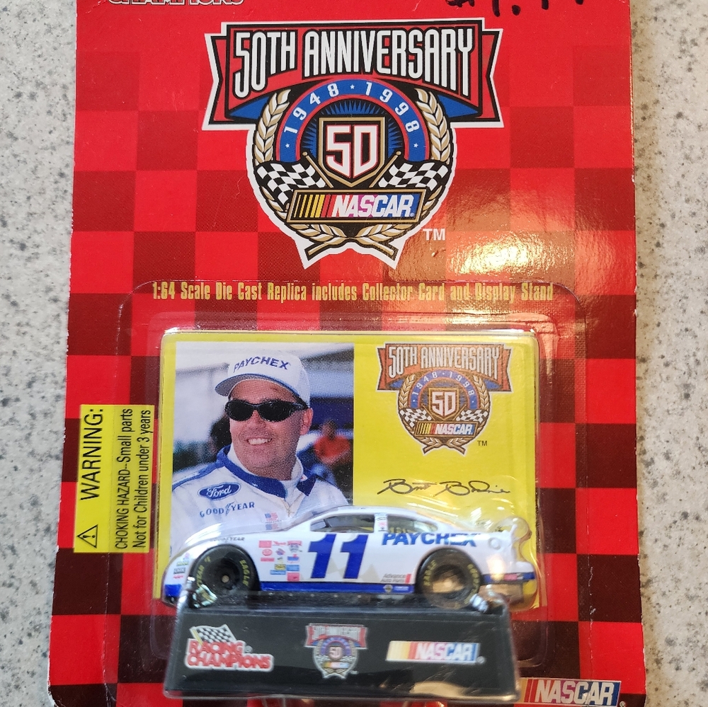 Racing Champions 50th Anniversary NASCAR Brett Bodine #11 Paychex